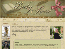 Tablet Screenshot of beckylowerauthor.com